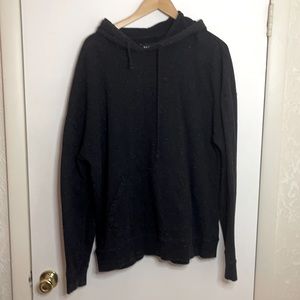 Pacsun oversized fit sweatshirt size L unisex black with white specks